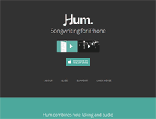 Tablet Screenshot of justhum.com